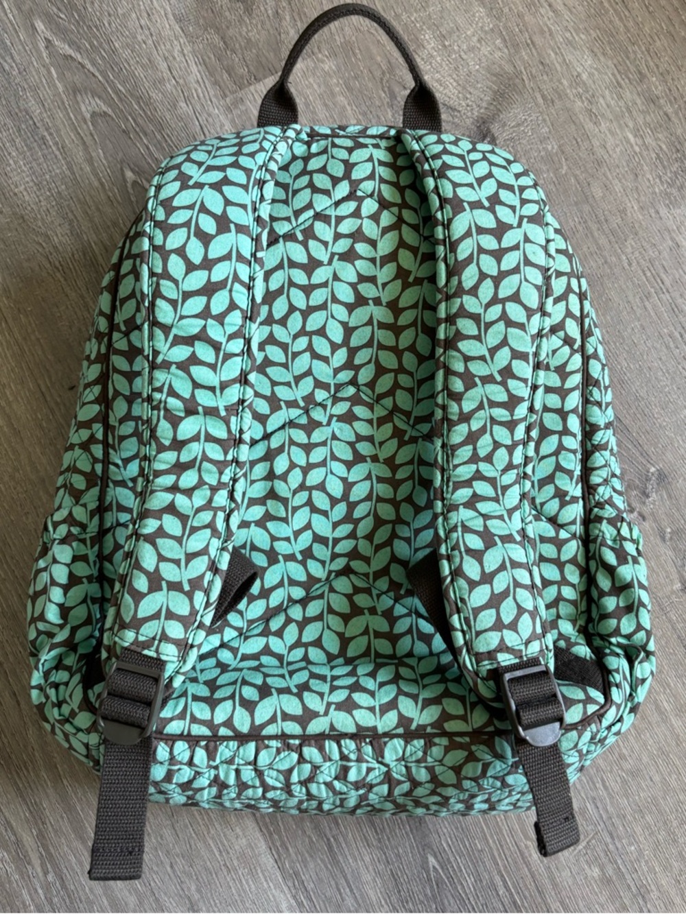 Vera Bradley shower vines Quilted Backpack - Picture 3 of 11